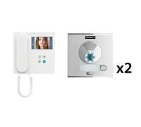 Kit VEO DUOX Da 1 Abitazione Con 2 Accessi E 1 Monitor (2 Fili)