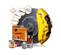 KIT VERNICE ALTA TEMPERATURA GIALLO SPEED FOLIATEC PINZE FRENO A PENNELLO 2161