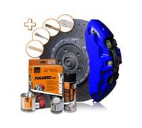 KIT VERNICE ALTA TEMPERATURA RS BLUE FOLIATEC PINZE FRENO A PENNELLO 2162