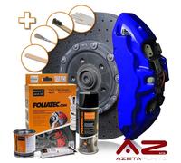 Kit Vernice per Pinze Freno FOLIATEC Blu alte temperature Resistente al Calore