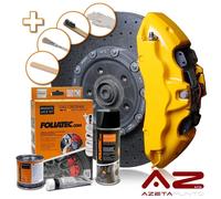 Kit Vernice Pinze Freno FOLIATEC Giallo alte temperature resistente al calore