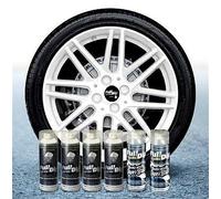 Kit vernice removibile spray wrapping Full Dip per 4 cerchi - Bianco lucido