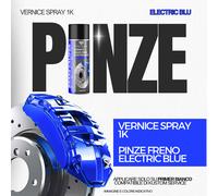 Kit vernice spray per pinze freni blu alta temperatura auto tuning Audi e Bmw