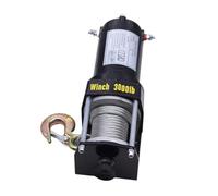 Kit verricello elettrico da 3000 libbre - Paranco telecomandato DC 12V per ATV, camion e rimorchi, perfetto per fango, spiaggia e trasporto pesante