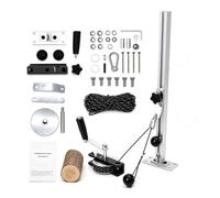 Kit verricello for motosega con ancoraggio del braccio a leva e asta stabilizzatrice regolabile, accessori efficienti for motosega Bilancia perfettamente la segheria, risparmiando fatica for un