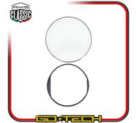 KIT VETRO GHIERA CROMATA CORNICE CONTACHILOMETRI VESPA PX E 125 150 200 2^ SERIE