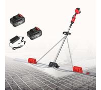 Kit Vibrante massetto calcestruzzo Kit vibratorio vibrato in cemento calcestruzzo, righello di livellamento per vibrazioni di elettrico, strumento di lavorazione finale del massetto di super
