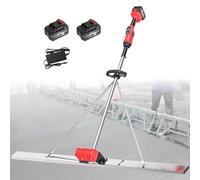 Kit Vibrante massetto calcestruzzo Massetto in Potente Kit vibrante per utensile elettrico per finitura del calcestruzzo, livellatore per superfici, a batteria, lisciatore elettrico per sup