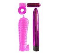 Kit vibratore classico anale vaginale anello per pene vibrante guaina fallica