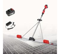 Kit vibratorio vibrato in cemento Vibratore per calcestruzzo, righello di livellamento per vibrazioni di calcestruzzo elettrico, strumento di lavorazione finale del massetto di superficie de
