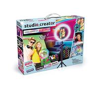 Kit Video Maker LED Deluxe, striscia luminosa a LED da 5 m, anello luminoso + treppiede, schermo verde XL, TikTok, YouTube, influencer, per bambini dagli 8 anni in su
