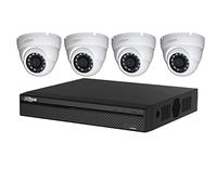 Kit video sorveglianza DAHUA 4 telecamere a cupola da 5 MP