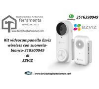 Kit videocampanello Ezviz wireless con suoneria-bianco-318500049 di EZVIZ