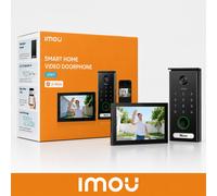 Kit Videocitofonico 2 FILI Wifi 6, Smart Monitor Touch HD 7" 5MP - 2 Aperture