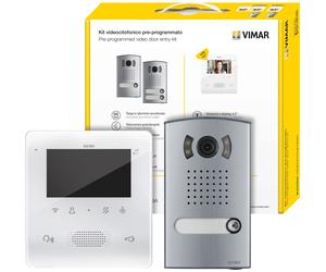 Kit Videocitofonico Elvox Vimar 7558/E - 2 Fili Plus Monofamiliare