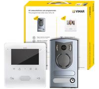 Kit Videocitofonico Mono/Bifamiliare Due Fili Plus Serie Tab ELVOX 7559/M VIMAR