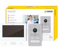 KIT VIDEOCITOFONICO VIMAR MONO/BIFAMILIARE 2 FILI PIXEL K40505G.01