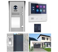 KIT VIDEOCITOFONO 1 2 3 4 6 FAMIGLIE MONITOR 2 FILI COLORI COLORI PROFESSIONALE