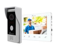 KIT VIDEOCITOFONO 2 FILI MONOFAMILIARE SUPERFICIE ANALOGICO NIVVID-VISNV-VIDEOINTERCOM-2BASIC NIVIAN