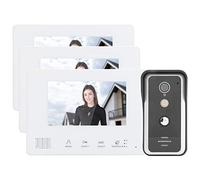Kit videocitofono, a 2 fili, videocitofono, supporto vivavoce per villa, casa, ufficio, appartamento, per videosorveglianza domestica