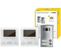Kit videocitofono bifamiliare elvox 7558/E2 2F+ Tab 4,3 vivavoce 2 famiglie