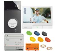 Kit videocitofono Bticino Linea 3000 e Classe 300X bianco light 363942