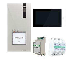 Kit Videocitofono Comelit QUADRA e 7TOP VIP Monofamiliare WI-FI IP KVQ8570