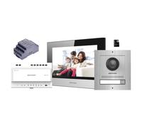KIT VIDEOCITOFONO HIKVISION 2 FILI MONOFAMILIARE MONITOR 7 POLLICI DS-KIS702/S