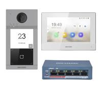 Kit Videocitofono Ip Monofamiliare Ds-Kis604-S ( Hikvision Cod. 305305065 )