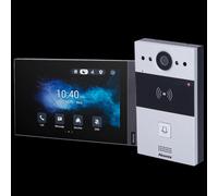 Kit videocitofono IP POE Akuvox KIT04-IP per unifamiliare con monitor interno 7"