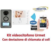 Kit videocitofono MONOFAMILIARE CALL ME urmet con rinvio chiamata al cellulare