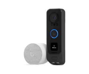 Kit videocitofono PoE professionale Ubiquiti G4 Doorbell, audio bidirezionale da 5 MP, visione notturna, campanello UP-Chime