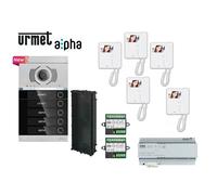 KIT VIDEOCITOFONO URMET 5 FAMIGLIE 1783/724 KIT VIDEOCITOFONO 5 FAMIGLIE