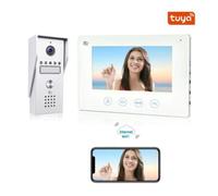 Kit Videocitofono Wireless Monofamiliare Smart Monitor 7'' APP Tuya Smart