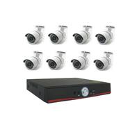 KIT VIDEOSORVEGLIANZA AHD 1080P ONVIF 4 8 CH CANALI 3MP 3.6MM VGA HDMI LAN TP-01