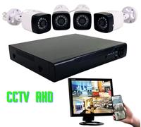 Kit Videosorveglianza AHD IP Cloud DVR + 4 Telecamere FULL CCTV HD Infrarossi 5G