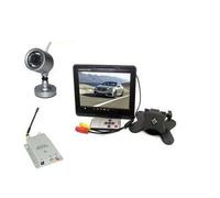 KIT VIDEOSORVEGLIANZA COMPLETO TELECAMERA INFRAROSSI WIRELESS + MONITOR
