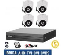 KIT Videosorveglianza Dahua 5MPX 4 Canali Analogico
