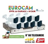 IMPIANTO CON VISIONE A COLORI AL BUIO ASSOLUTO KIT 4 CANALI