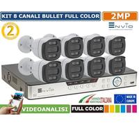 VIDEOSORVEGLIANZA VISIONE COLORE BUIO ASSOLUTO 6 CANALI + 4 CAM