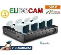 KIT COMPLETO DVR 4 Canali AHD + 4 Telecamere SONY AHD 1080P + Alim AA