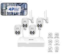 Kit Videosorveglianza DVR HD 4 Telecamere Antenna WIFI JORTAN IP3.6MM JT-8276
