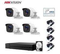 Kit Videosorveglianza Hikvision 4 Telecamere AHD 2MPX + DVR 8 Canali + Hard D...
