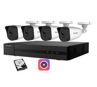 Kit Videosorveglianza HikVision 4MPX 4k 4 canali IP NVR POE