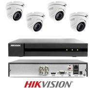 KIT VIDEOSORVEGLIANZA HIKVISION CLOUD DVR 4 CANALI 4 TELECAMERE 4MP HD 500 GB