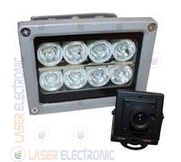 Kit Videosorveglianza Mini Telecamera Pinhole con DVR HD Integrato + Faretto Led