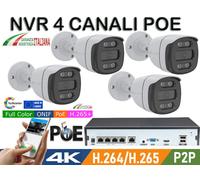 TELECAMERA IP POE FULL COLOR ONVIF VISIONE COLORE al BUIO ASSOLUTO 3MPX