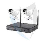 KIT VIDEOSORVEGLIANZA NVR WIFI+ 2TEL.WIFI 3LED - Marca PROXE Cod. PRX455010