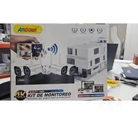 Kit Videosorveglianza Wirelesswireless 4k ANDOWL 4 CAMERE WIFI