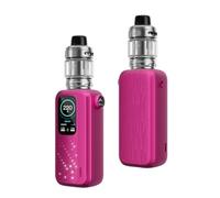 Kit Vinci Spark 220 Mod VO-'OPOO 220 W (Rosso rosa) 6,5 ml Serbatoio Uforce-X Resistenze PnP X Coil 0,15 Ω/0,3 Ω | Doppie Batterie 18650 [Esclusa] | Modalità SMART/RBA/TC-TRC Originale - No Nicotine